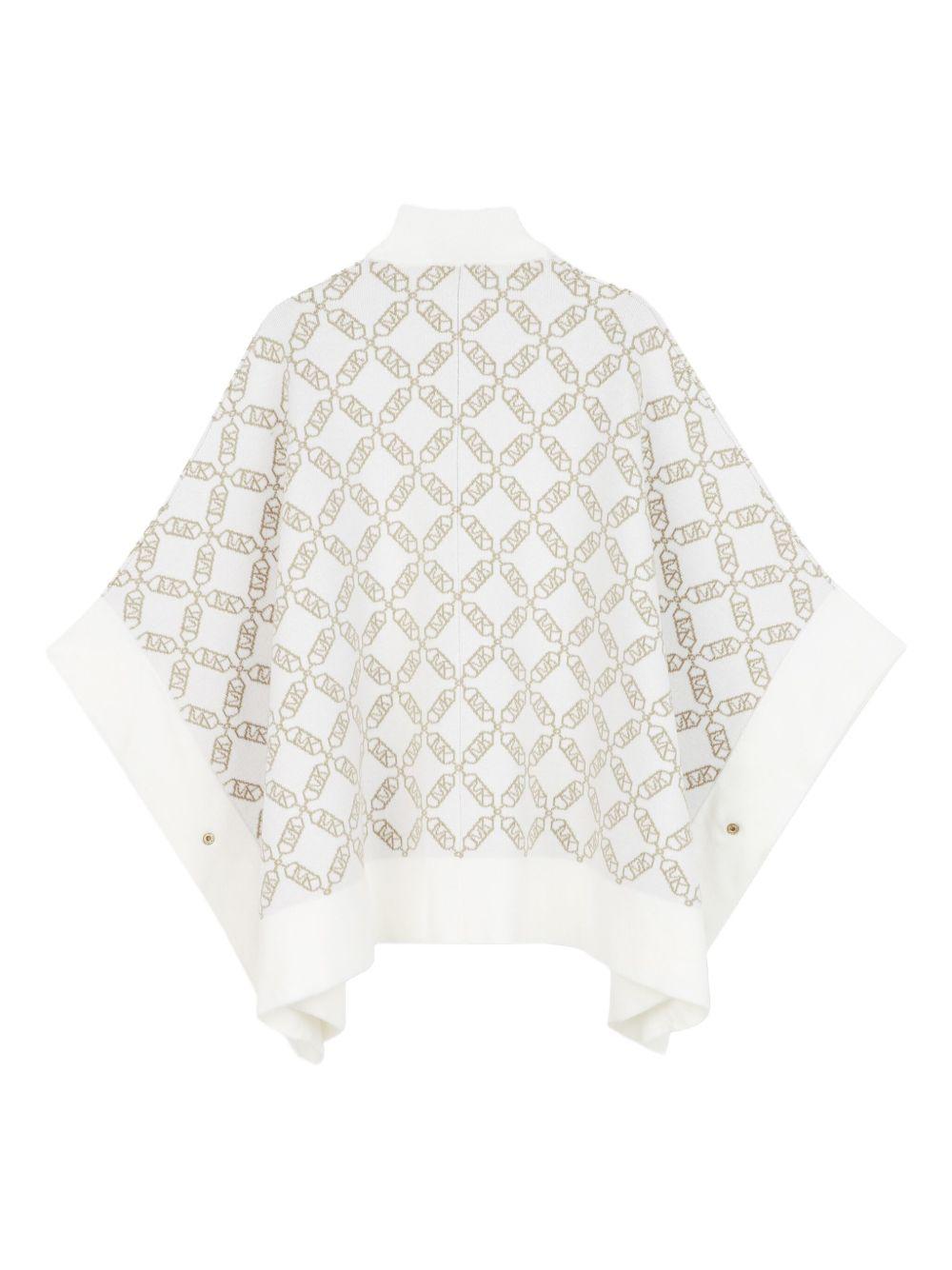 Mantella per bambina Michael Kors Kids bianco con motivo jacquard all-over R30463 N52 MICHAEL KORS KIDS 