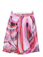 Gonna per bambina Emilio Pucci Junior rosa con motivo geometrico PX7A54 K0255 513RO EMILIO PUCCI JUNIOR 