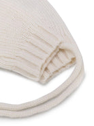 Guanti per neonata Bonpoint bianchi con bordo a costine PEBDA2660MO 002 BONPOINT 