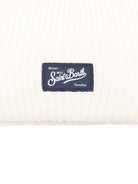 Berretto per bambino MC2 Saint Barth Kids bianco con toppa con logo BRR0001 02299I MC2 ST. BARTH KIDS 