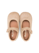 Ballerine per neonata Eli1957 beige in pelliccia cruelty-free 12036AK CAMEL ElI 