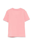 T-shirt con stampa per neonata Calvin Klein Kids rosa con orlo dritto IN0IN00261 VAZ CALVIN KLEIN KIDS 