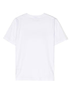 T-shirt per bambino Boss Kids bianca con stampa logo sul davanti J25P24 10P BOSS KIDS 