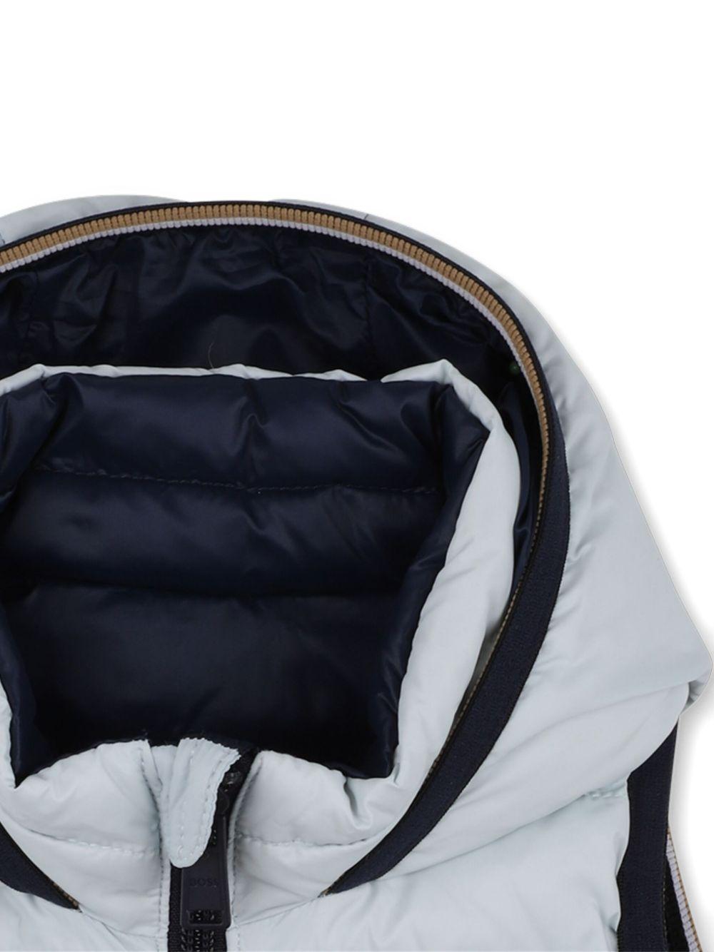 Gilet per bambino Boss Kids blu con design reversibile J52474 791 BOSS KIDS 