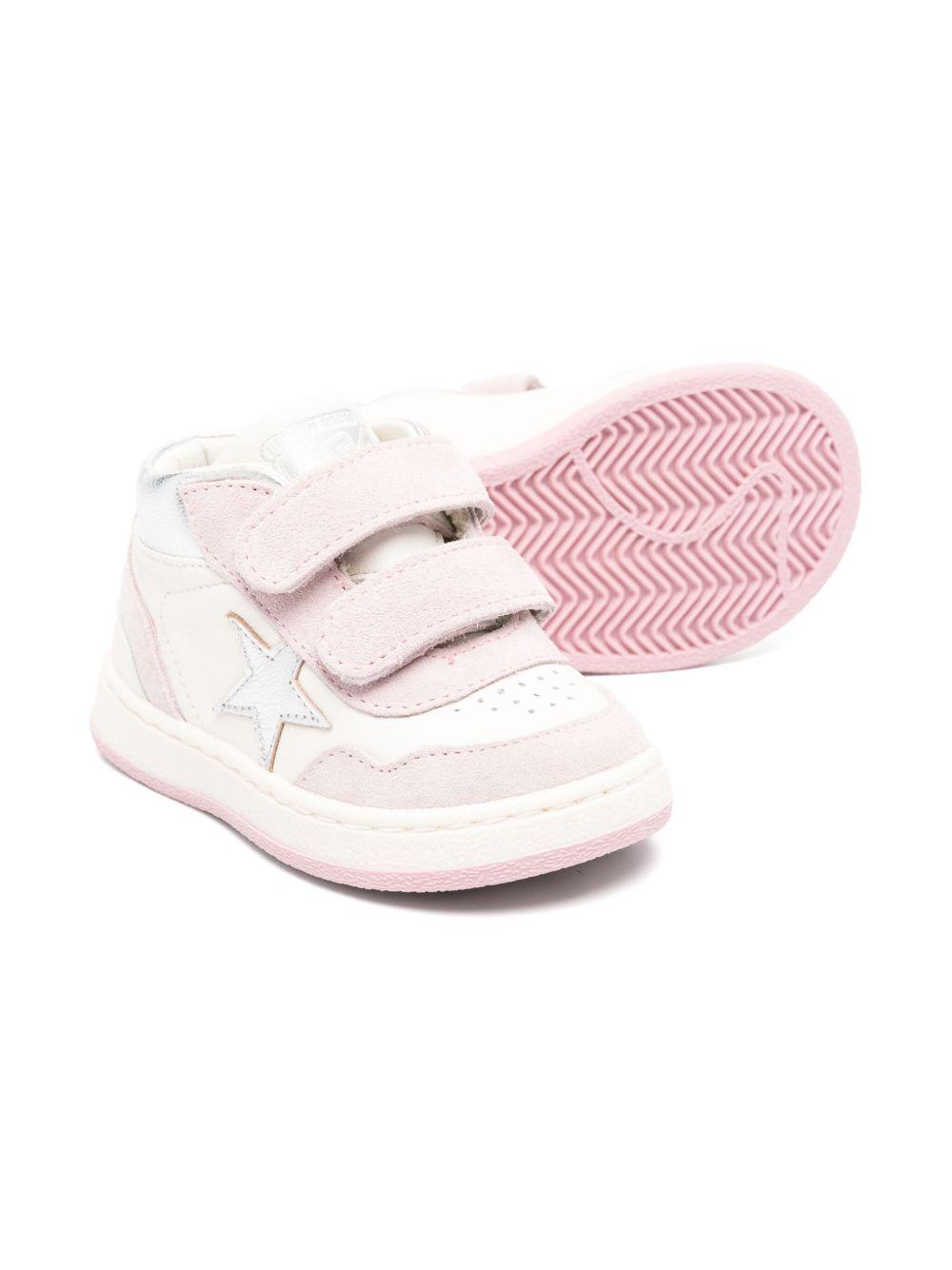 Sneakers June per bambina Golden Goose Kids bianco con punta traforata F00773F006748 10308 GOLDEN GOOSE KIDS 