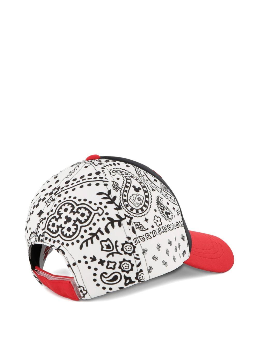 Cappello da baseball per bambino Marc Jacobs Kids x Disney Mickey Mouse multicolor con stampa bandana W60696 09B THE MARC JACOBS KIDS 
