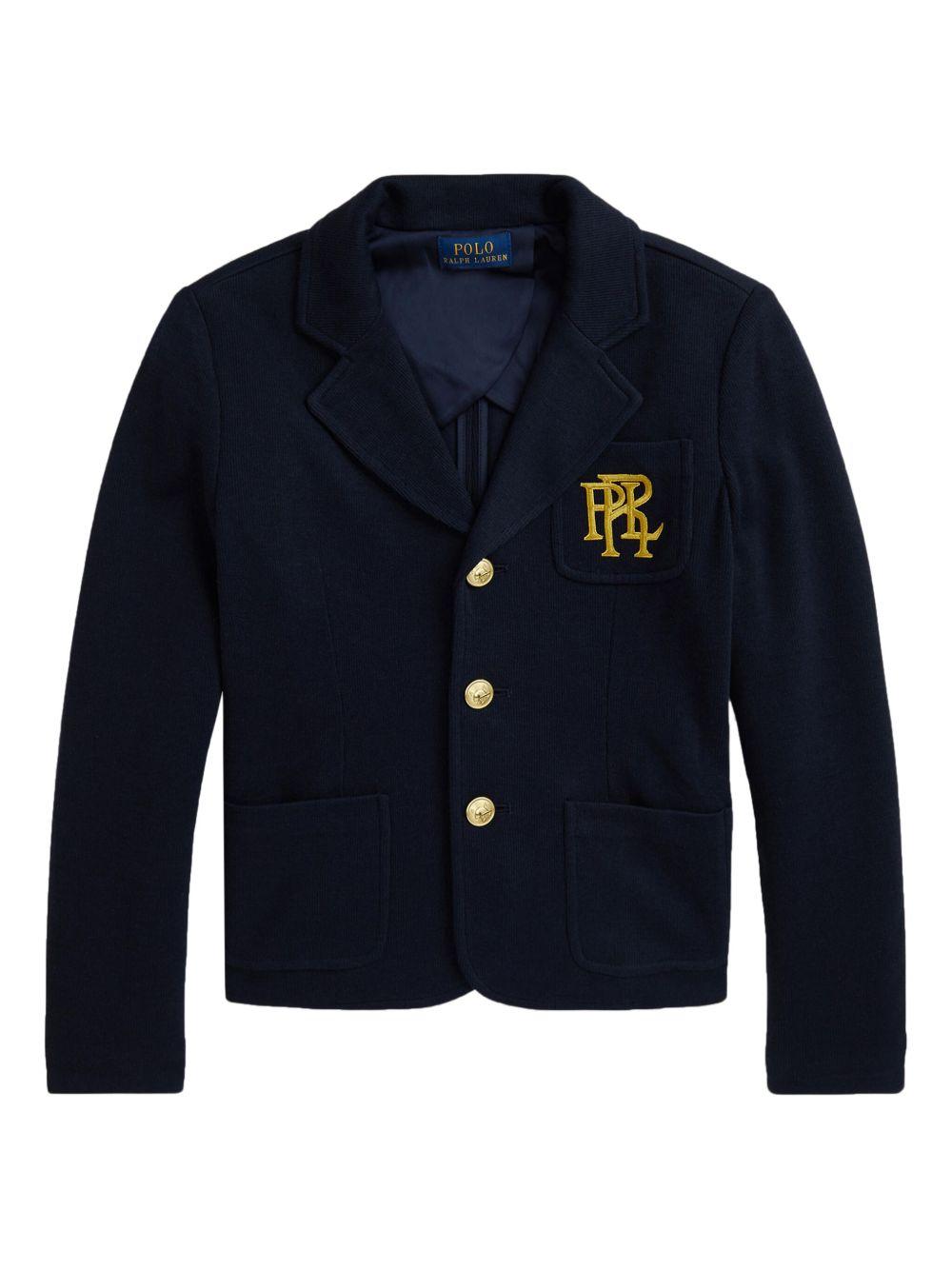 Blazer per bambina POLO RALPH LAUREN KIDS blu con ricamo 312934377 001 Ralph Lauren kids 