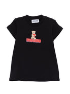 Abito per neonata Moschino Kids Nero con stampa orsetto MAV0C9LCA52 60100 MOSCHINO KIDS 