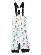 Salopette per bambino MC2 Saint Barth Kids bianca con stampa grafica con supereroi OYM0001 00823I MC2 ST. BARTH KIDS 