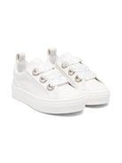 Sneakers per bambina Colorichiari bianco con soletta in pelle con logo FJ958172 4224 15 COLORICHIARI 