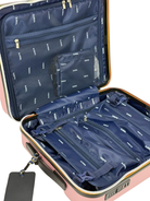 Trolley Eudoxie Logo per bambini K-Way Kids rosa con logo stampato all-over K81372W WDV K-WAY KIDS 