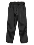 Pantaloni per bambina John Richmond Junior nero con logo RGP25207PA BLACK JOHN RICHMOND JUNIOR 