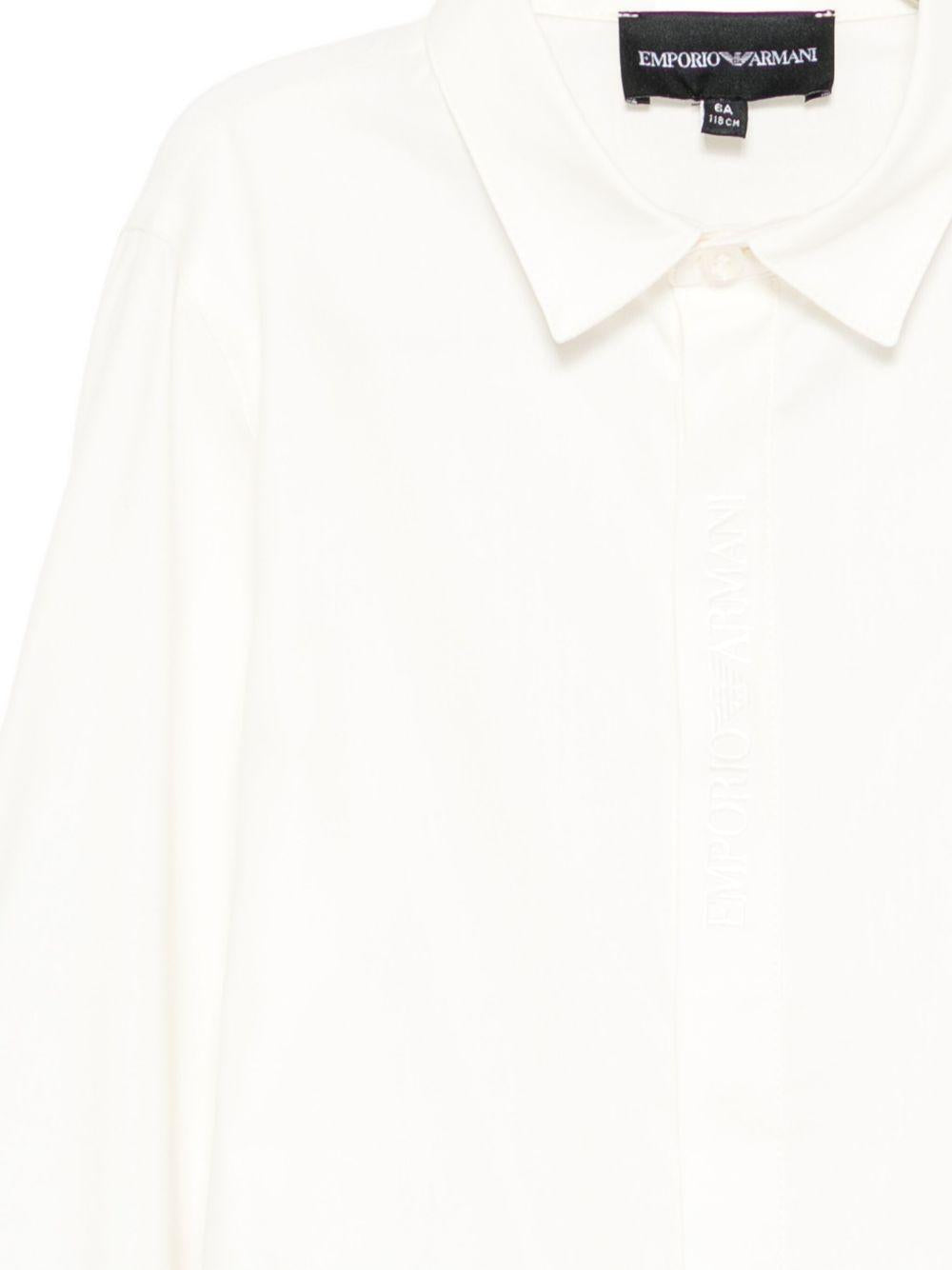 Camicia per bambino Emporio Armani Kids bianca con colletto classico EB000624 AF16583 U0003 EMPORIO ARMANI KIDS 