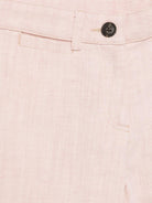 Pantaloni per bambina Bonpoint Gersande rosa con due tasche posteriori applicate S05GPAW00002 023B BONPOINT 