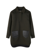 Abito per bambina Lanvin Enfant nero con ricamo con logo N30268 U60 LANVIN 
