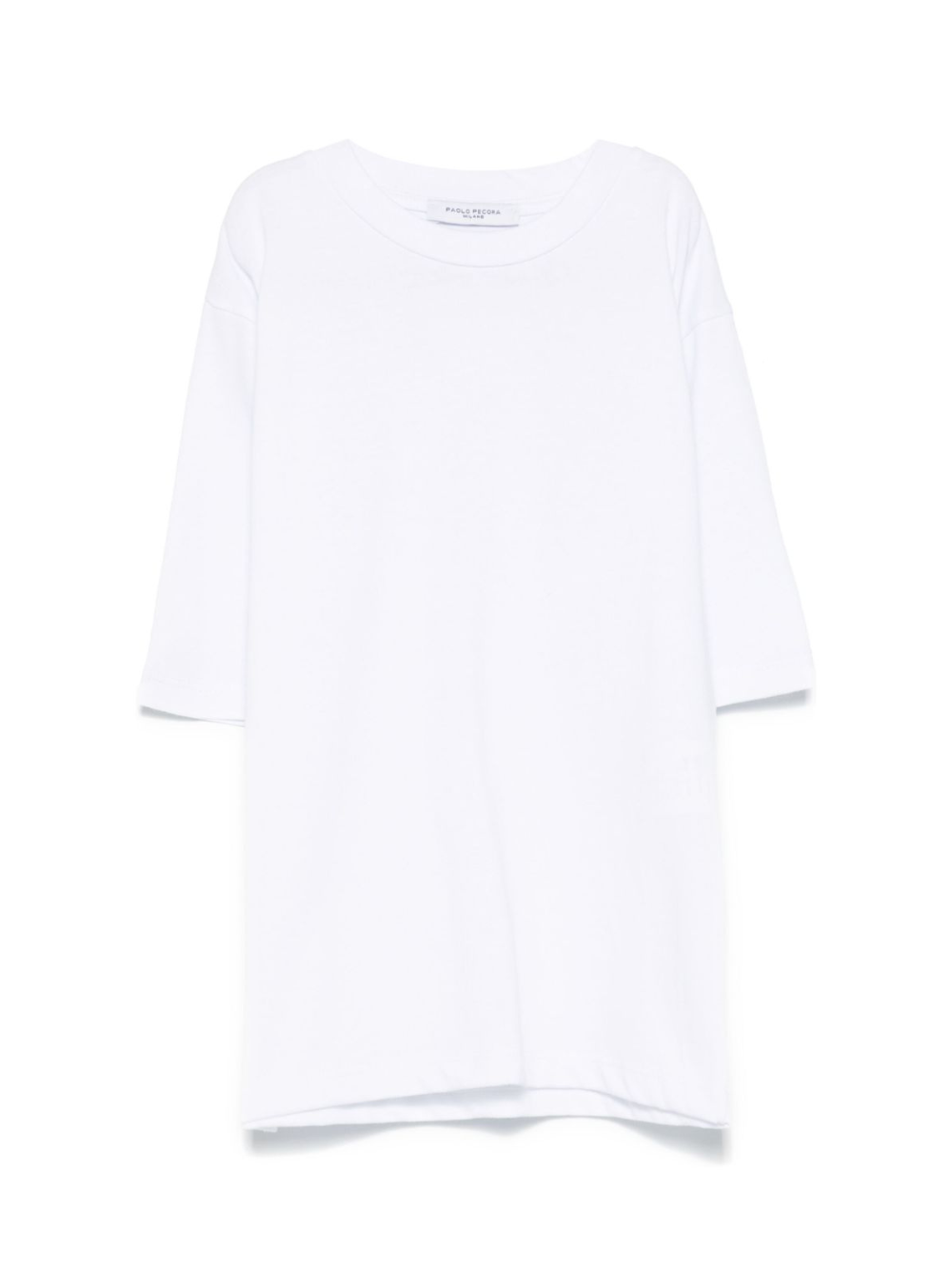 T-shirt per bambino Paolo Pecora Kids bianco con logo sul retro PP3974 B-T PAOLO PECORA KIDS 