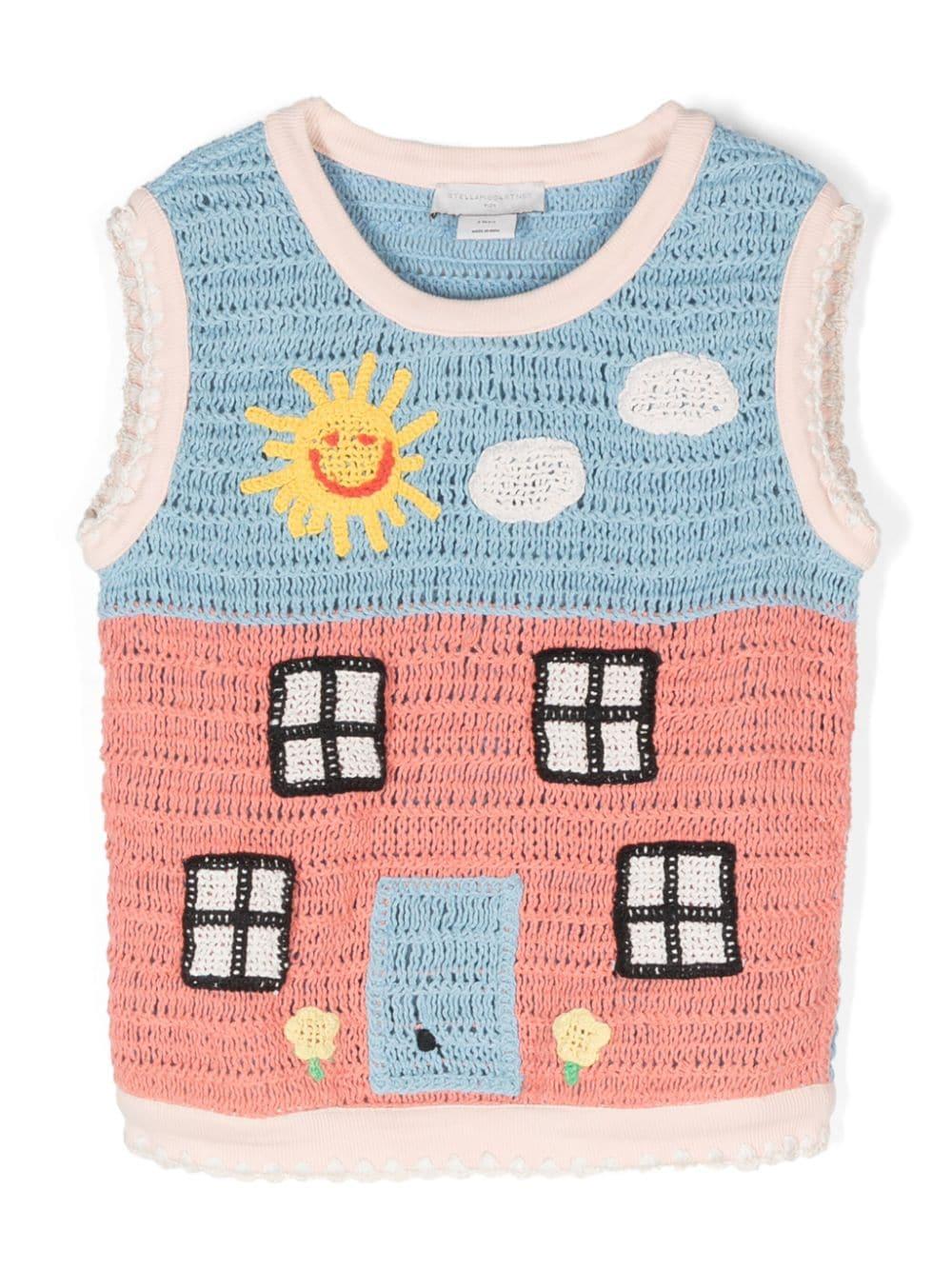 Maglione Farmyard TV9A32 Z2289 999 STELLA McCARTNEY KIDS 