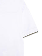T-shirt per bambino Paolo Pecora Kids bianco con design a strati PP3912 B-VE PAOLO PECORA KIDS 