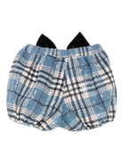 Shorts per bambina A'lapage azzurri con dettaglio fiocco blu AL32 AZZURRO A'LAPAGE 