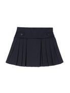 Gonna per bambina POLO RALPH LAUREN KIDS blu a vita alta plissettata 312749584 001 Ralph Lauren kids 