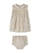 Set abito Eleanore per neonata Bonpoint verde con set di due S05XDRW00004 523B BONPOINT 