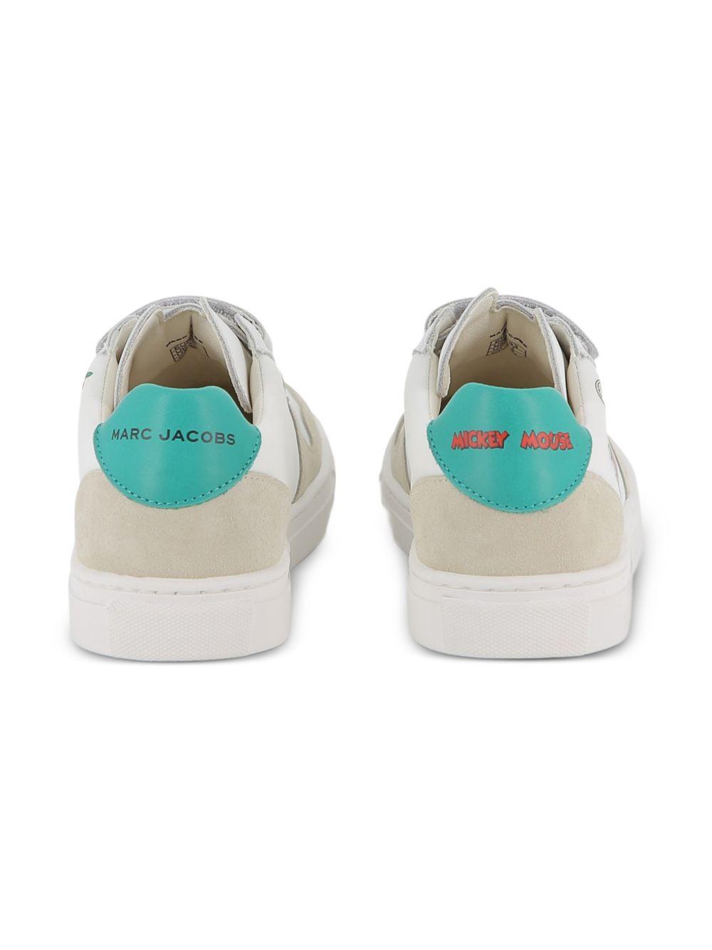 Scarpe per bambino The Marc Jacobs Kids bianche con dettaglio logo W60825 241 THE MARC JACOBS KIDS 
