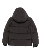 Giubbotto per bambino Save The Duck Kids marrone con applicazione con logo P31888B LEAF21 40009 SAVE THE DUCK KIDS 