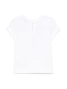T-shirt per neonata Monnalisa bianco con motivo Alice x Disney 39E610 5002 0099 MONNALISA 