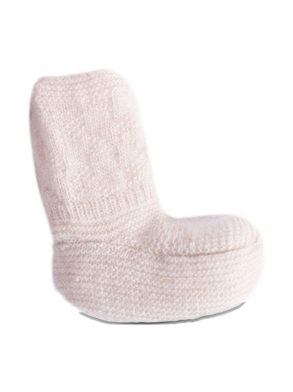 Scarpine primi passi per neonati Paz Rodriguez bianchi con lavorazione a maglia 018-113167 64 H109 PaZ RODRIGUEZ 