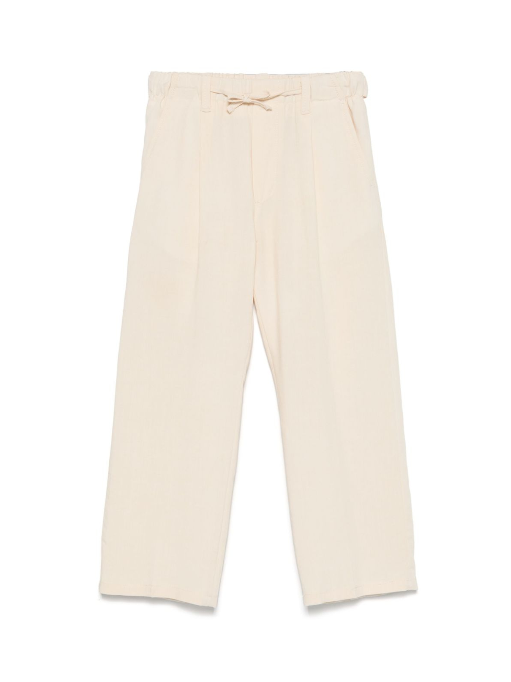 Pantaloni dritti per bambino Paolo Pecora Kids beige con coulisse PP4002 SALE PAOLO PECORA KIDS 