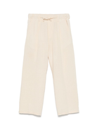 Pantaloni dritti per bambino Paolo Pecora Kids beige con coulisse PP4002 SALE PAOLO PECORA KIDS 