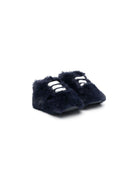 Scarpine primi passi per neonati Montelpare Tradition blu in finta pelliccia MT955 BLU MONTELPARE TRADITION 
