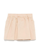 Gonna per neonata Fendi Kids beige con stampa monogramma FF in vita BFE041 ADEH F1P2P FENDI KIDS 