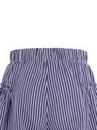 Shorts per bambina Monnalisa blu con motivo a righe 11G408 7315 9956 MONNALISA 