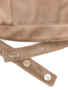 Cappello a bottone La Stupenderia beige con chiusura a bottoni 1CBCP01 V23 LA STUPENDERIA 