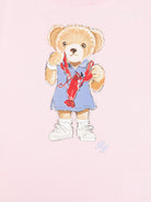 T-shirt per neonata POLO RALPH LAUREN KIDS rosa con motivo Polo Bear 964040NB 001 Ralph Lauren kids 