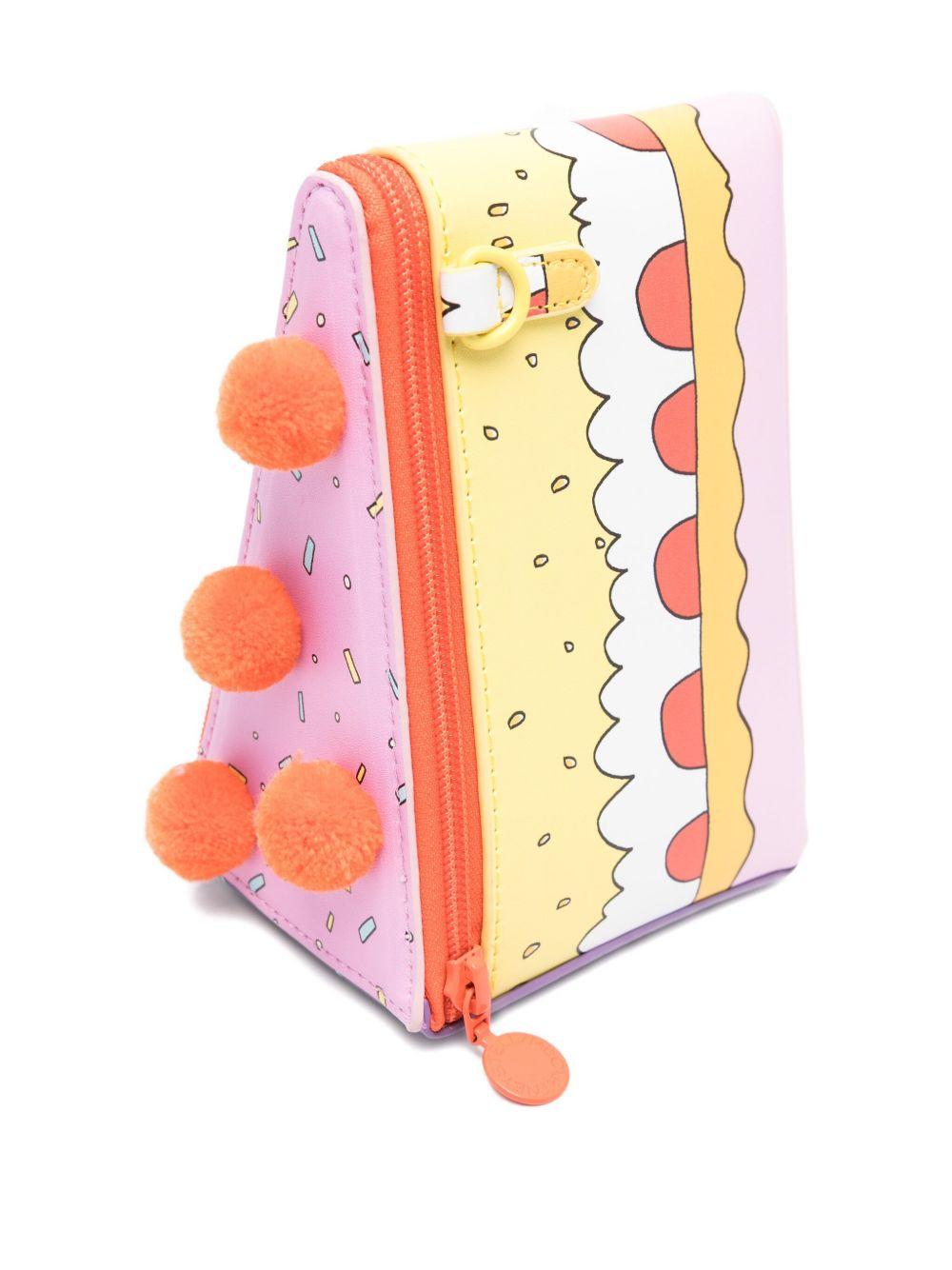Borsa per bambina Stella McCartney Kids multicolore con stampa di torta TX0C78 Z3246 999 STELLA McCARTNEY KIDS 