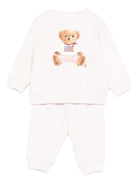 Set di maglia e pantaloni per neonata Polo Ralph Lauren Kids rosa con stampa grafica Teddy 310P02078 002 Ralph Lauren kids 