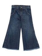 Jeans per bambina Dondup Kids denim con orli sfrangiati DFPA159CDS056 4000 DONDUP KIDS 