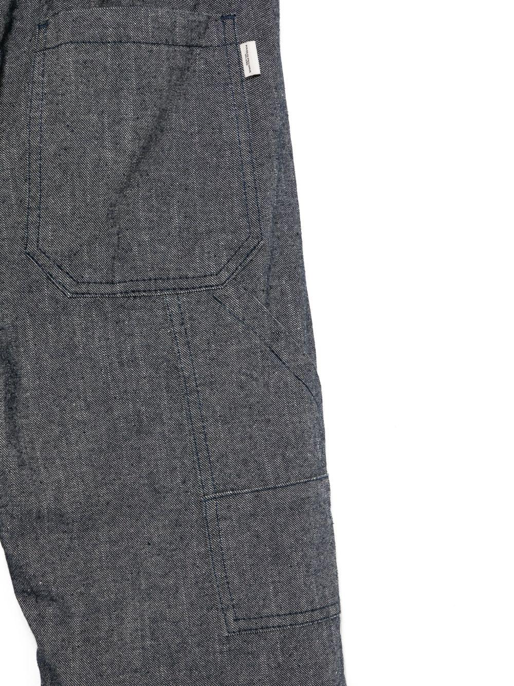 Pantaloni dritti per bambino Paolo Pecora Kids grigio con coulisse PP4004 BLU PAOLO PECORA KIDS 