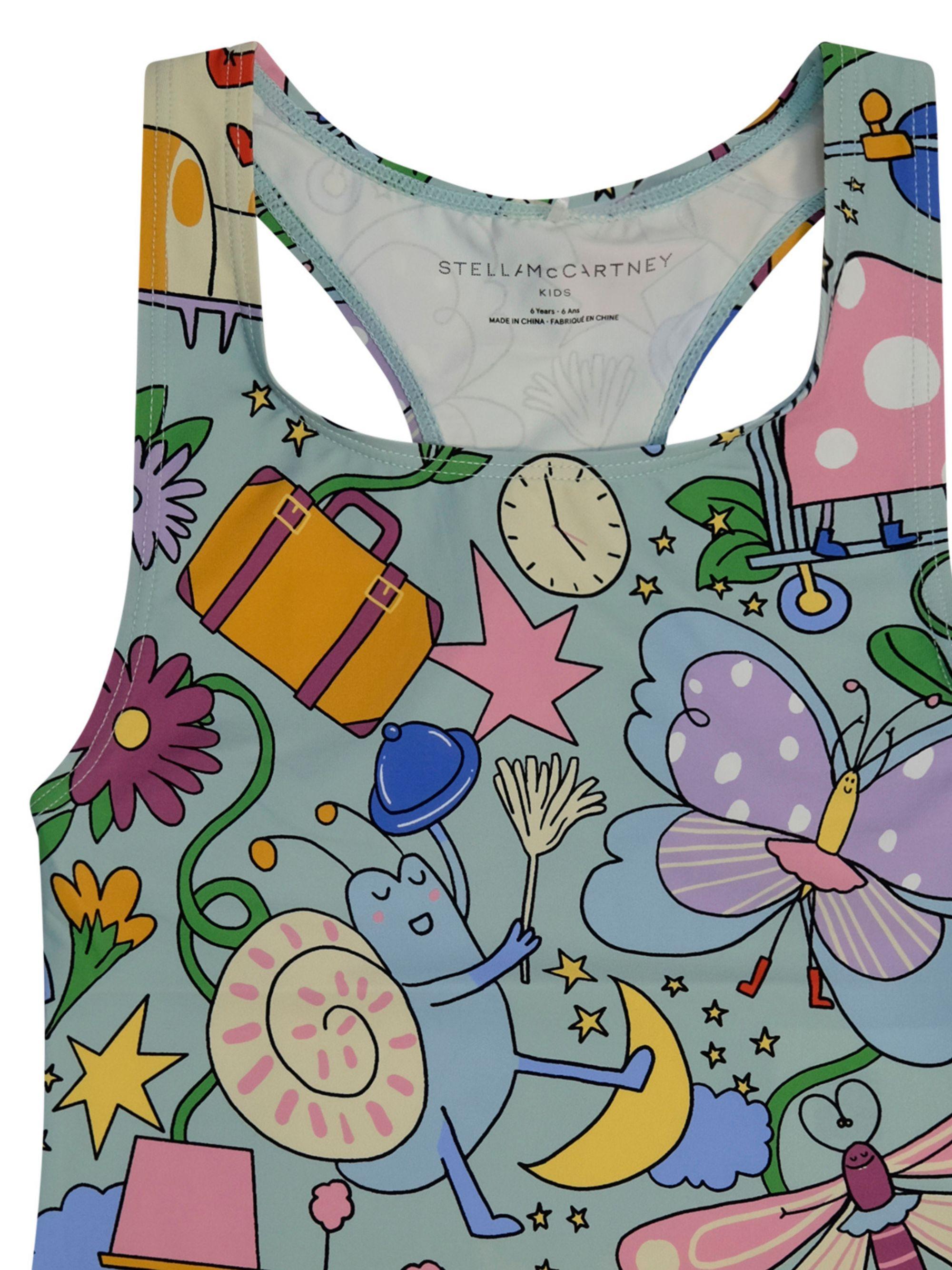 Costume intero per bambina Stella McCartney Kids multicolor con stampa grafica all-over TYCA29 Z3509 754MC STELLA McCARTNEY KIDS 