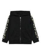 Felpa per bambino Stella McCartney Kids nera con logo jacquard TV4S60 Z0409 930 STELLA McCARTNEY KIDS 