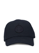 Cappello da baseball per bambino Stone Island Junior nero con applicazione L1S169100001S0248 V0029 STONE ISLAND JUNIOR 