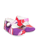 Ballerine per neonata Emilio Pucci Junior multicolore con stampa astratta PX0056 K0246 513RO EMILIO PUCCI JUNIOR 