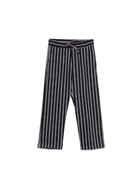 Pantaloni a righe per bambino Paolo Pecora Kids blu con coulisse elasticizzata PP4027 BLU PAOLO PECORA KIDS 