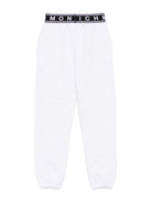 Pantaloni sportivi per bambina John Richmond Junior grigio con banda logo RGP25110PA GREY LIGHT MELANGE JOHN RICHMOND JUNIOR 