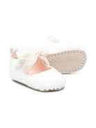 Ballerine primi passi per neonata Aruna Seth Fay bianco con fiocco FAY 020 ARUNA SETH 