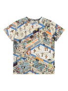 T-shirt Ralphie per bambino Molo multicolore con stampa all-over 1S26A210 9593 MOLO 