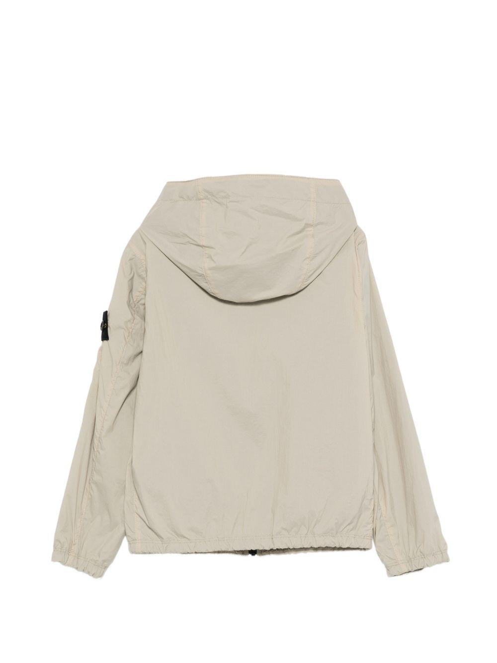 Giacca per bambino Stone Island Junior grigio con cappuccio L1S64100012S0203 V0095 STONE ISLAND JUNIOR 