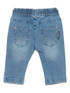 Jeans per neonato John Richmond Junior in denim con stampa RIP25047JE DENIM BLUE MEDIUM JOHN RICHMOND JUNIOR 